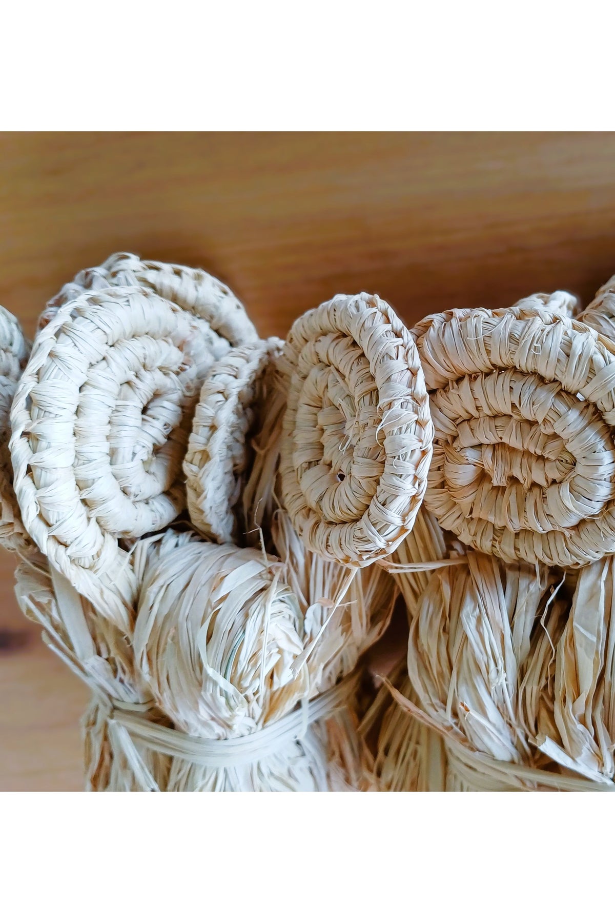 Blanket Stitch Centre Coils (Hand-Stitched)