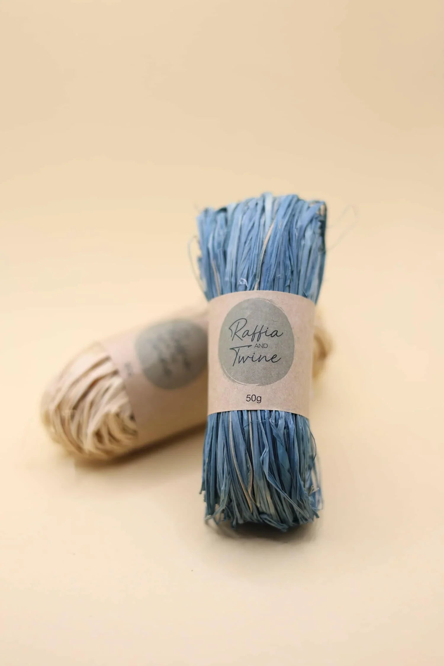 Raffia (Steel Blue) - Raffia & Twine