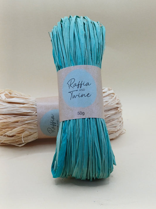 Jade Green Raffia