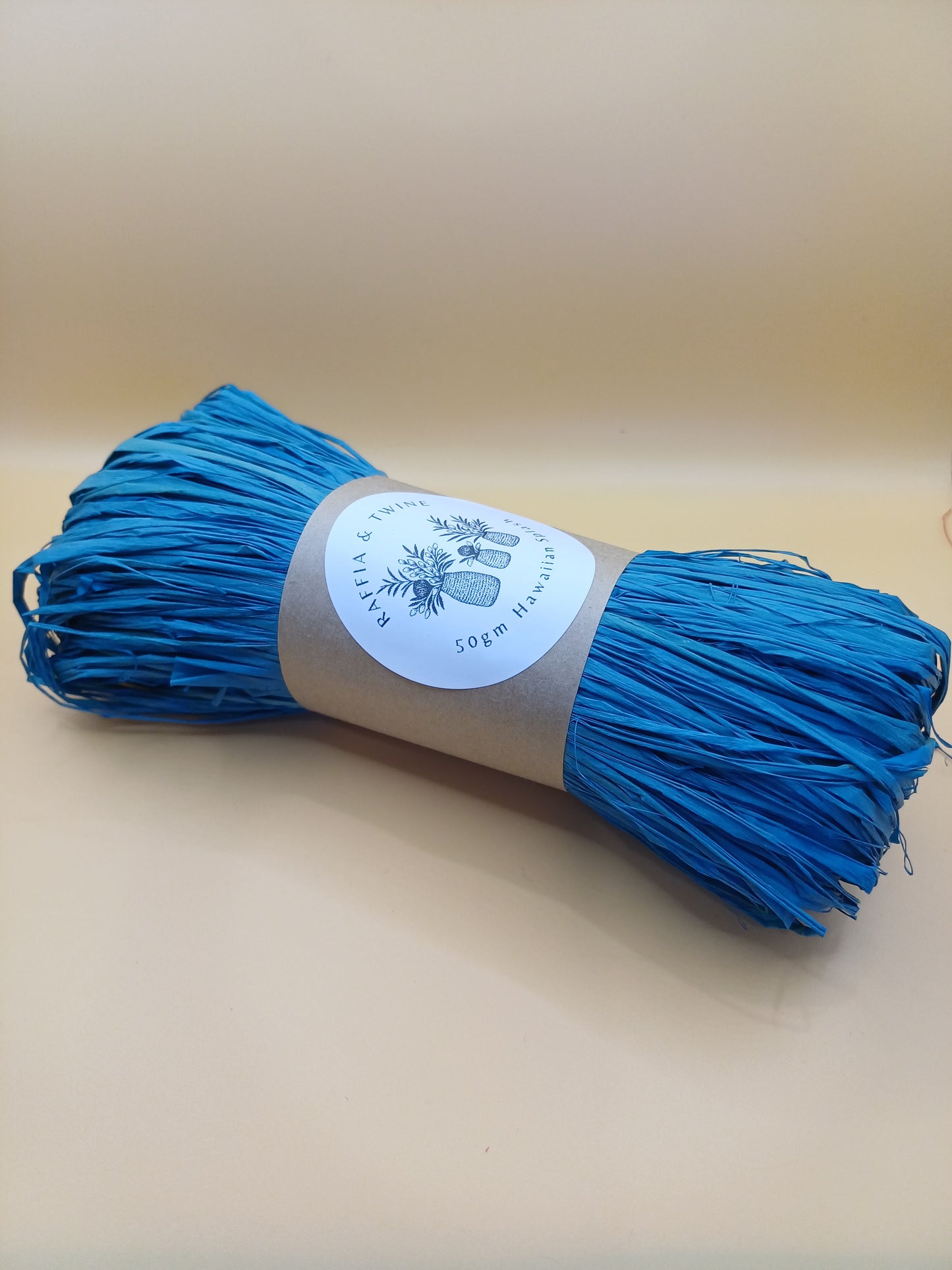 Hawaiian Splash Raffia (Hand-Dyed)