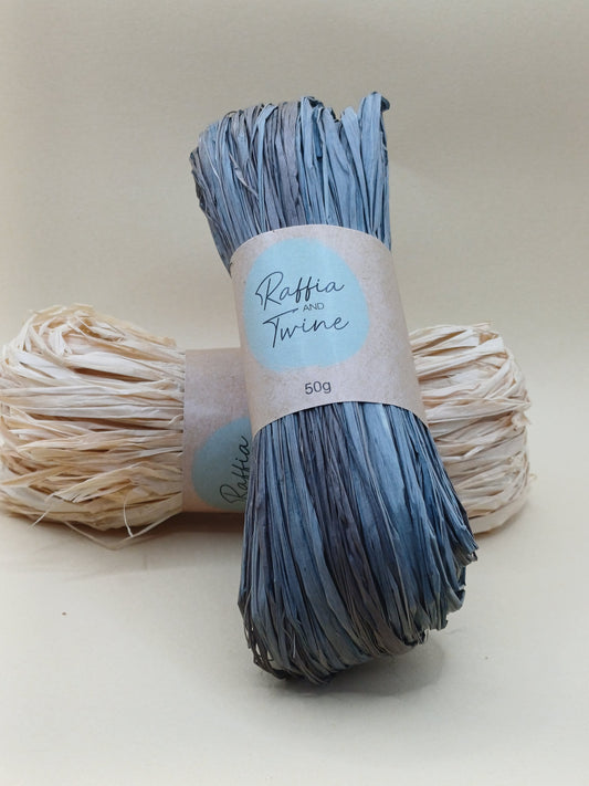 Smoky Grey Raffia