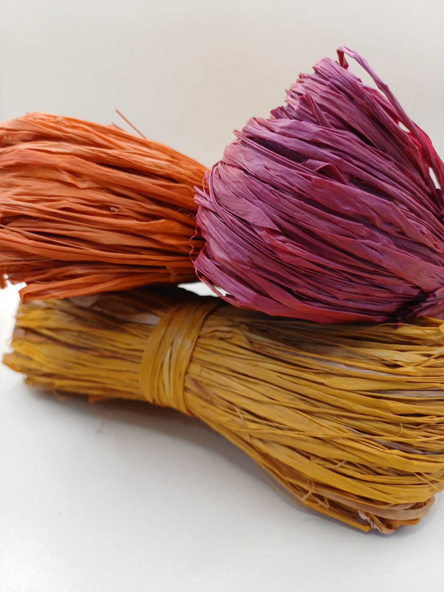 Chilli Raffia (Hand-Dyed)