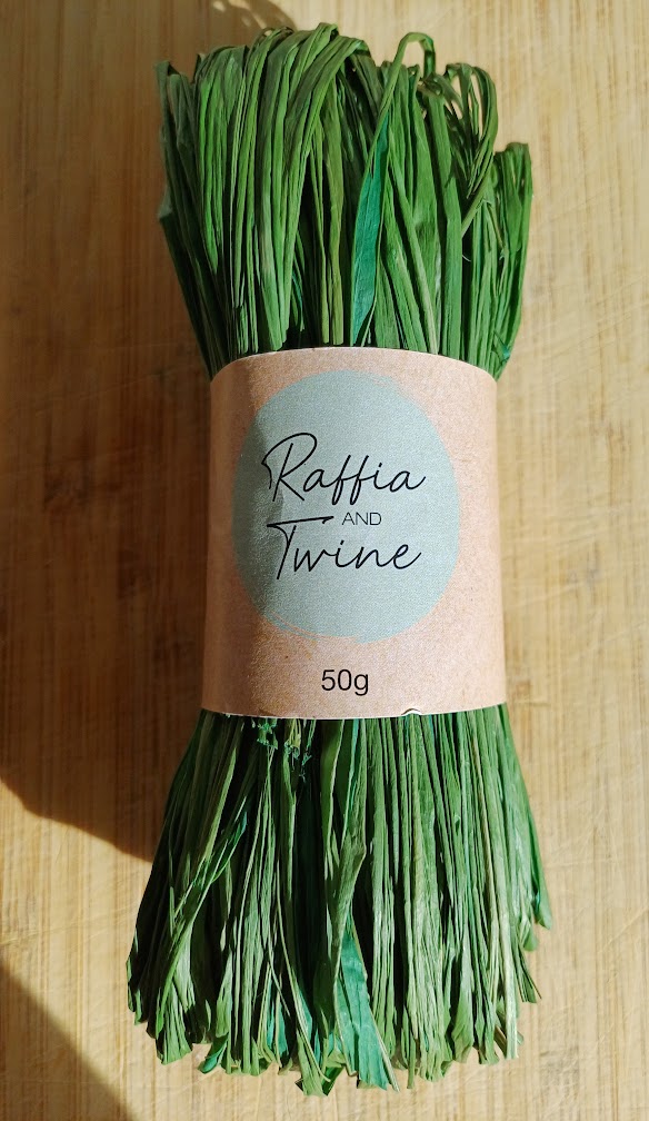 Avocado Green Raffia