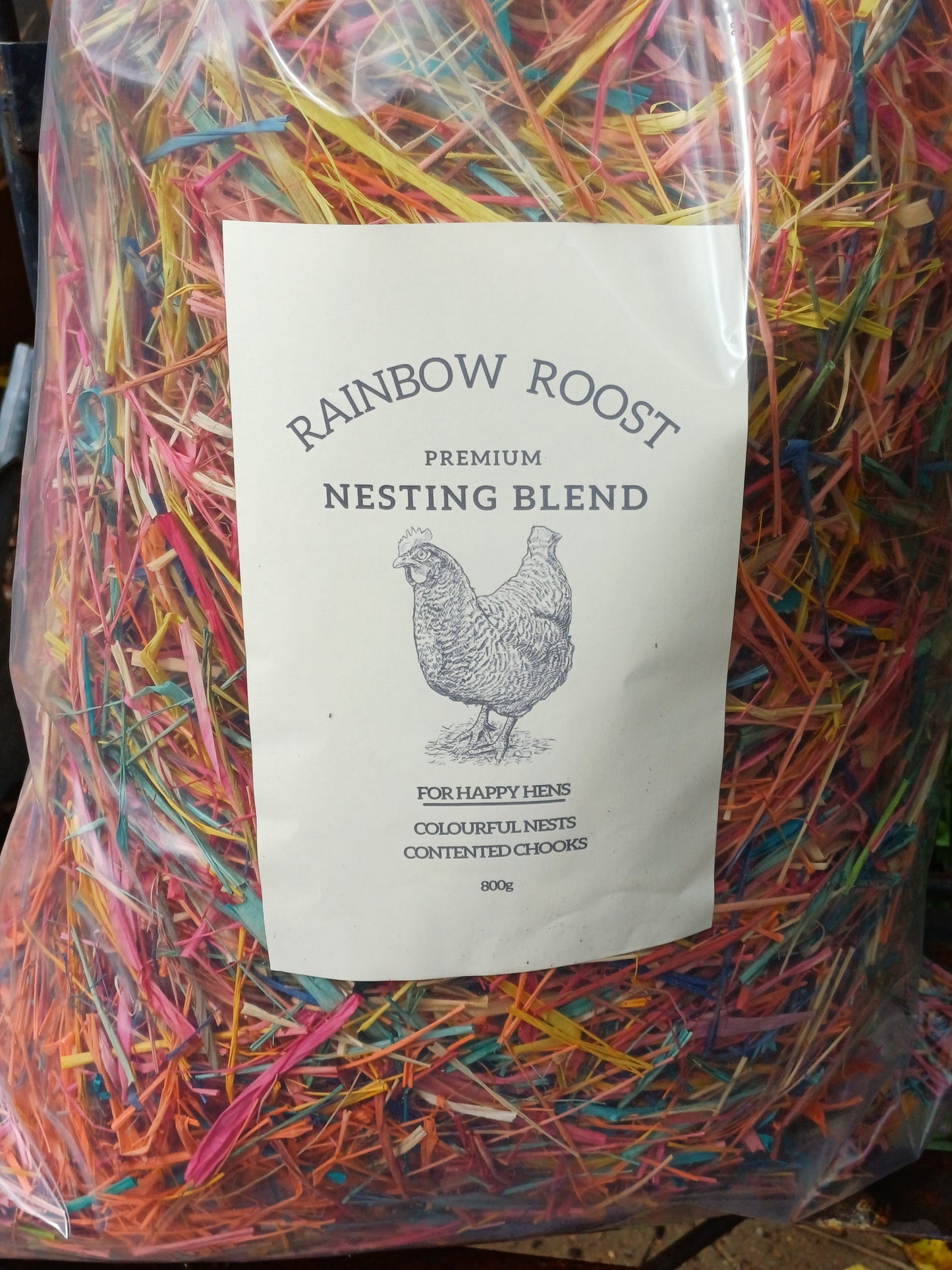 Rainbow Roost (Premium Nesting Material)