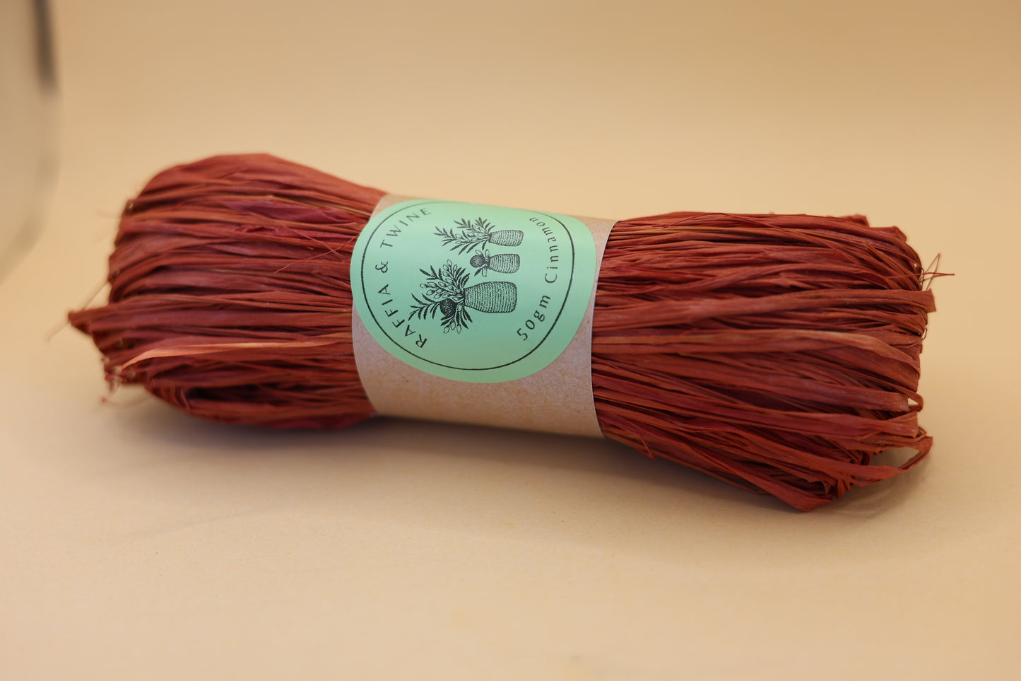 Cinnamon Raffia (Hand-Dyed)