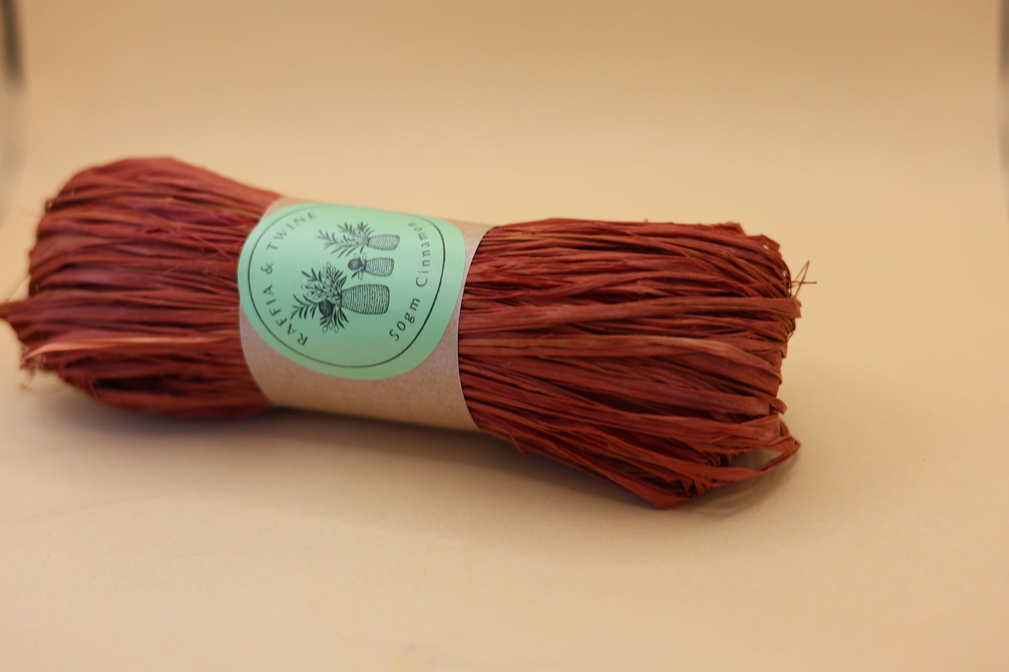 Cinnamon Raffia (Hand-Dyed)