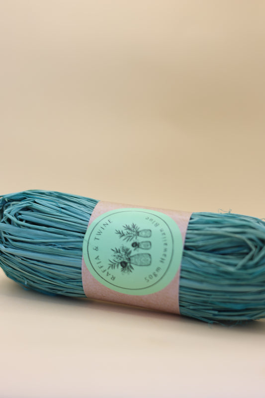 Hawaiian Blue Raffia