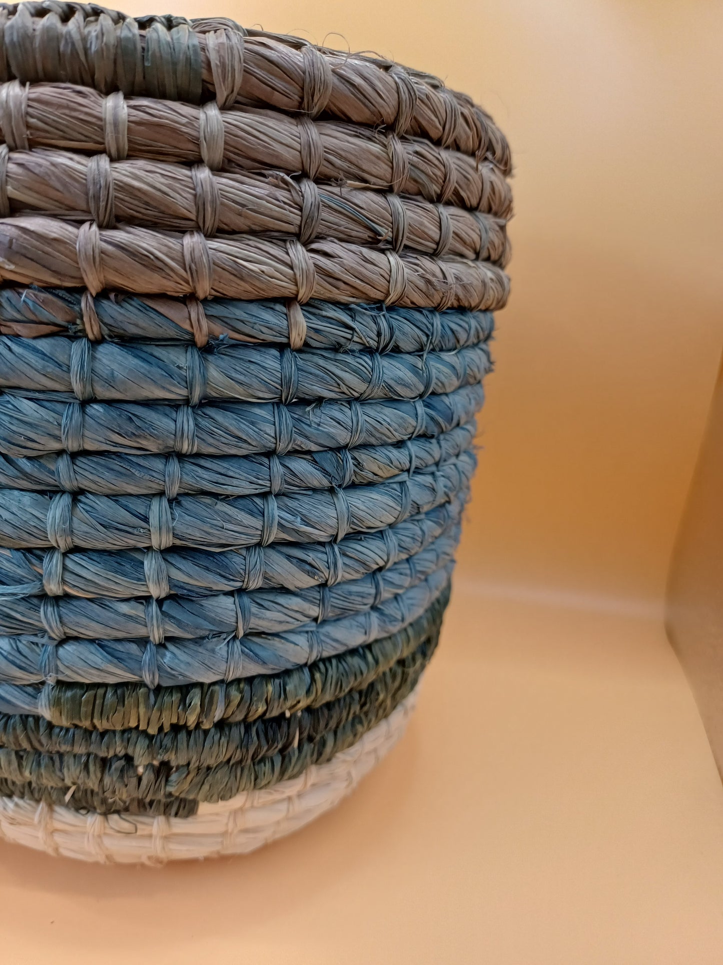 Steele Blue Raffia (Hand-Dyed)