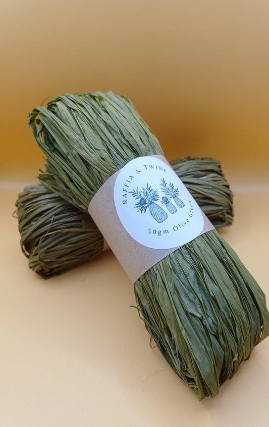 Olive Green Hand-Dyed 50g