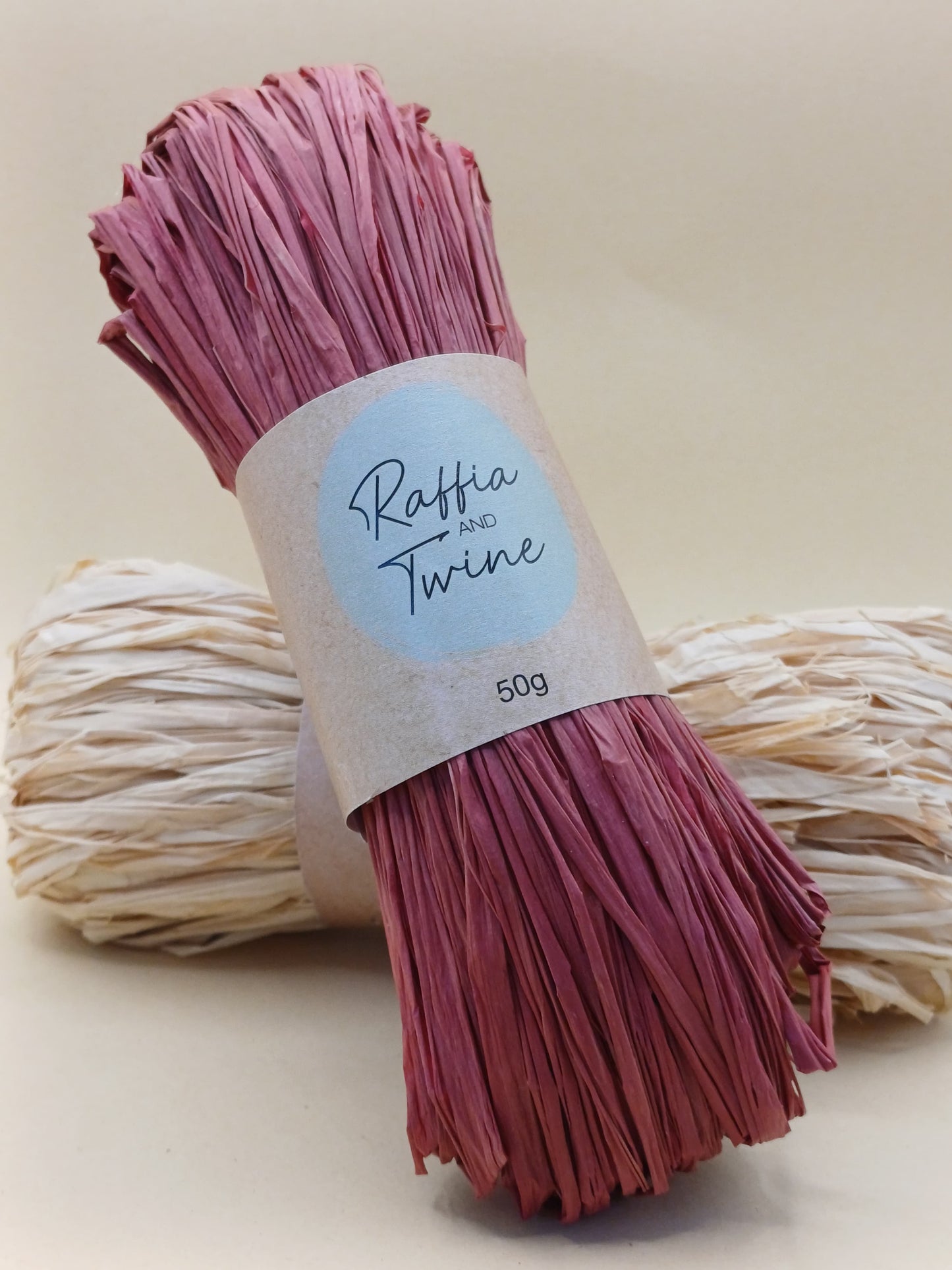Moroccan Red Raffia