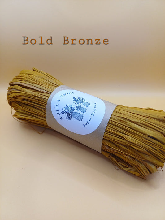 Bronze Raffia (Hand-Dyed)
