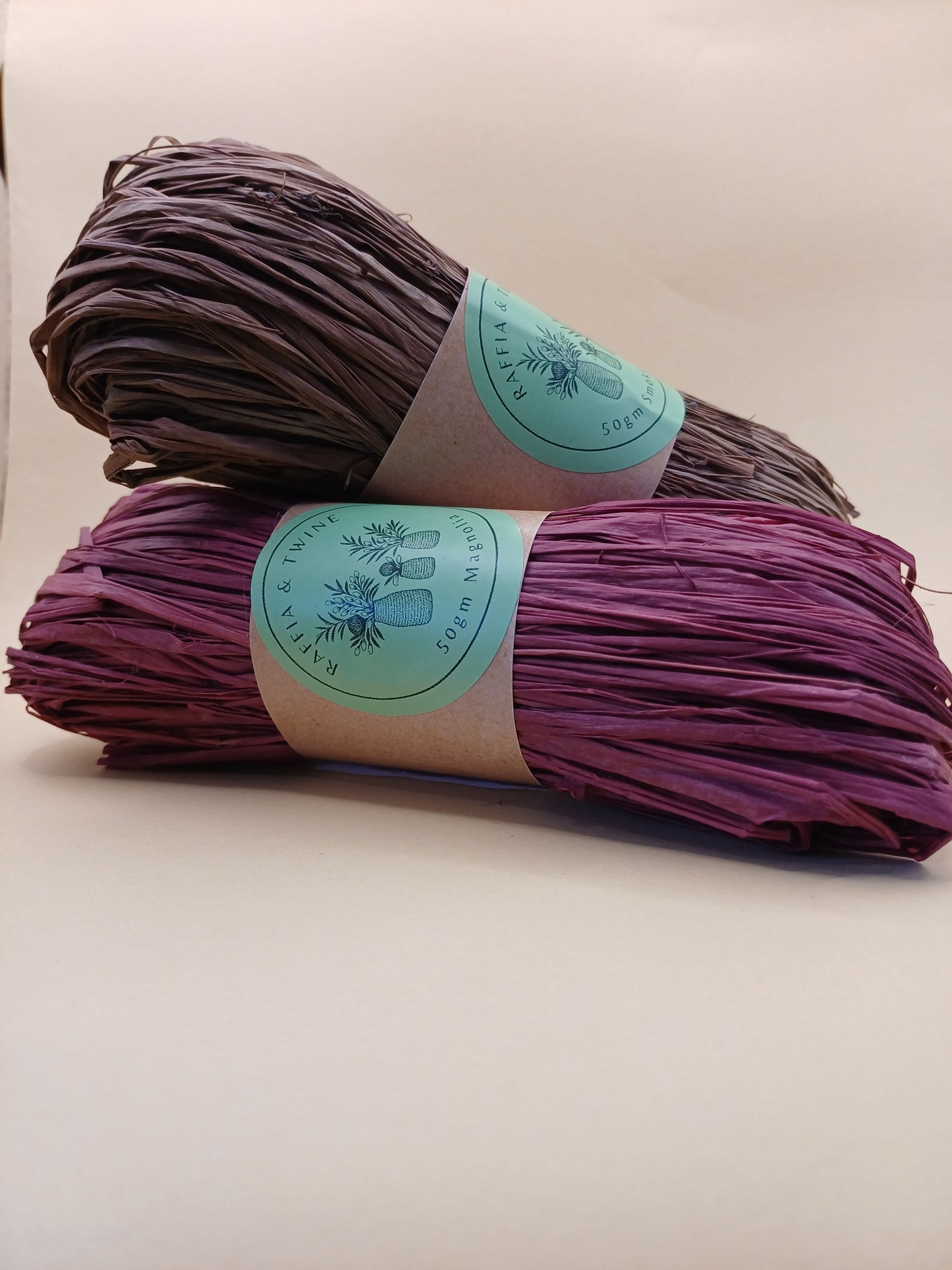 Magnolia Raffia (Hand-Dyed)