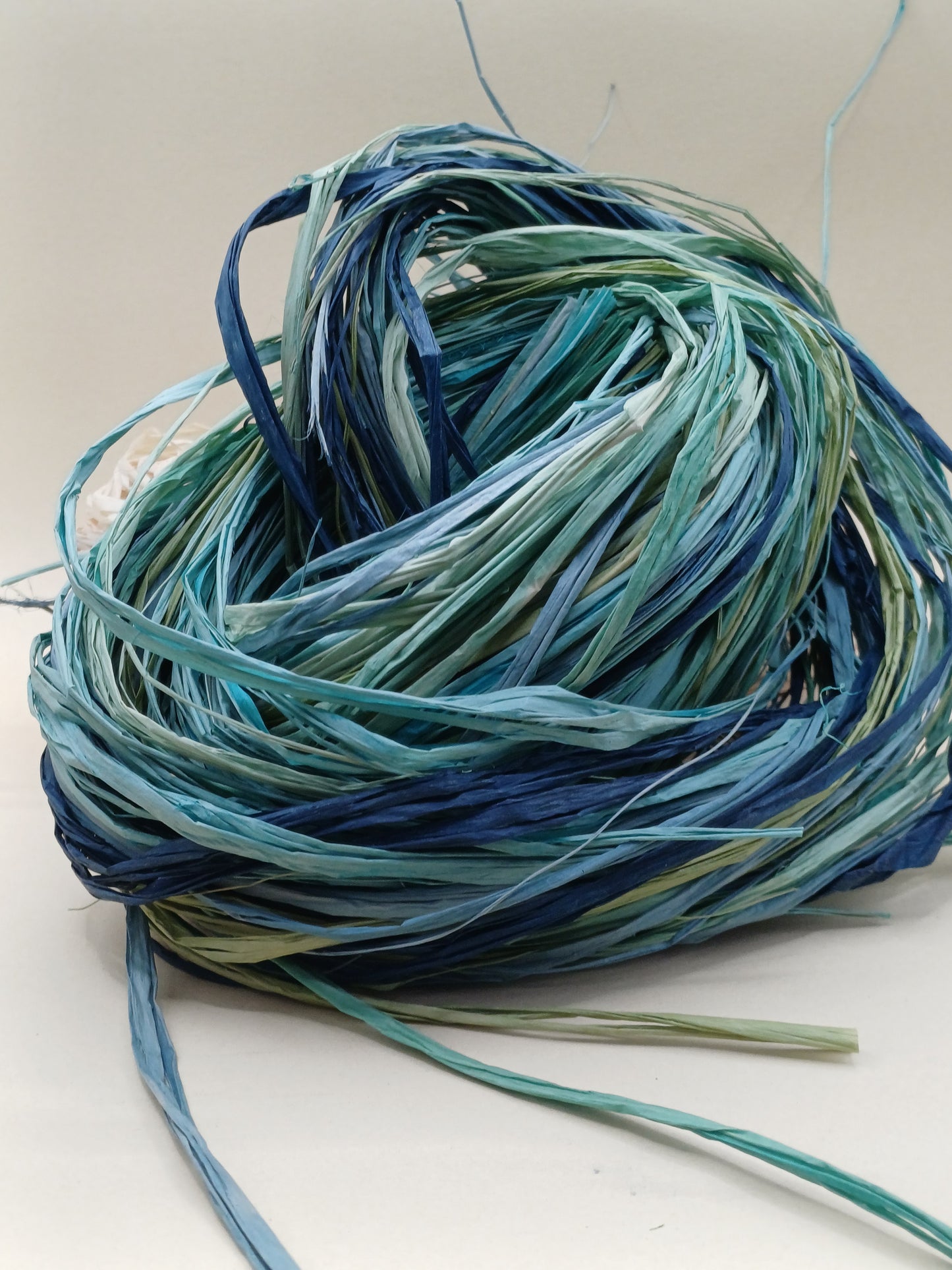 Blue Meditation Raffia